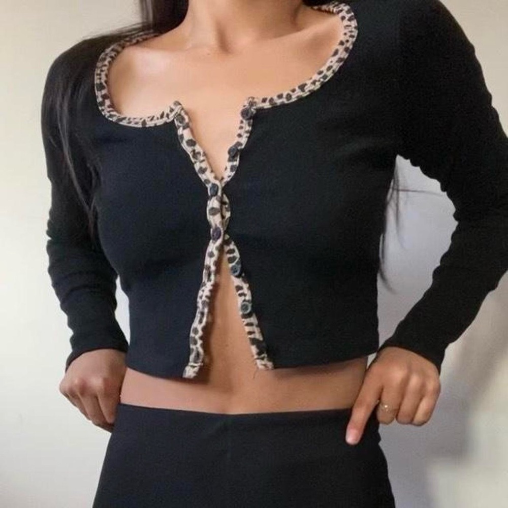 Leopard brandy Melville top